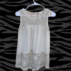 White lace dress/top